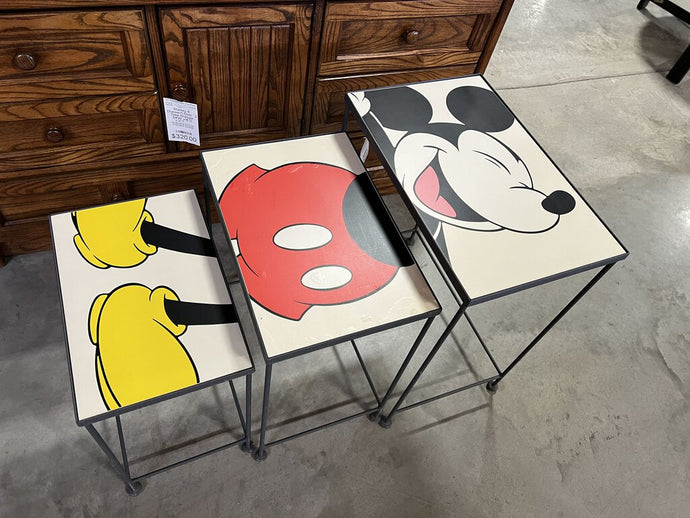 Mickey Mouse Set of 3 Nesting Tables