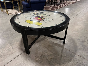 Mickey Mouse Round Coffee Table Clock