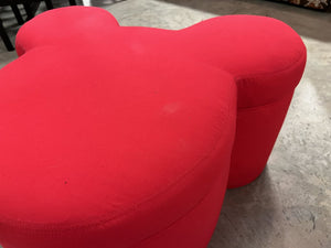 Lane Red Mickey Mouse Ottoman