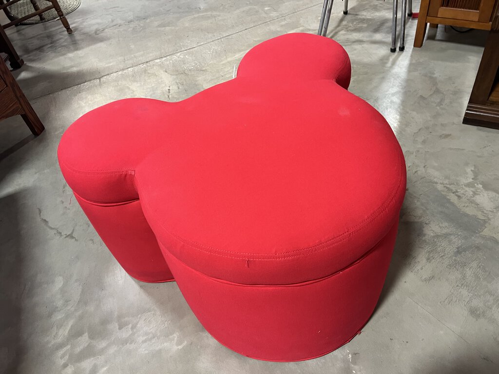 Lane Red Mickey Mouse Ottoman