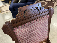 Load image into Gallery viewer, Rose Carved Parlour Chair