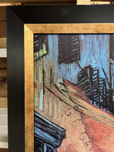 Load image into Gallery viewer, Black/Copper Framed Van Gogh &quot;Cafe Terrace at Night&quot;