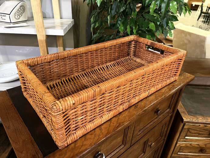 Wicker Basket Tray