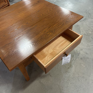 Oak Coffee Table 2 Drawer