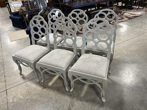 Set of 6 Loop Style Dining Chairs