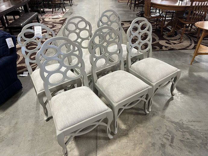 Set of 6 Loop Style Dining Chairs