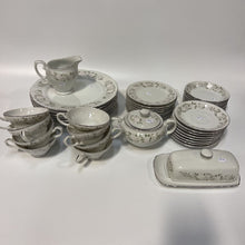 Load image into Gallery viewer, Complete Sheffield China Set For 8 Silver Rimmed