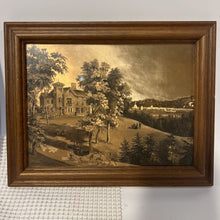 Load image into Gallery viewer, Pair of Currier &amp; Ives Etched Gold Foil