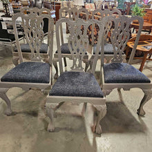 Load image into Gallery viewer, Set of 6 Dining Chairs Grey/Blue