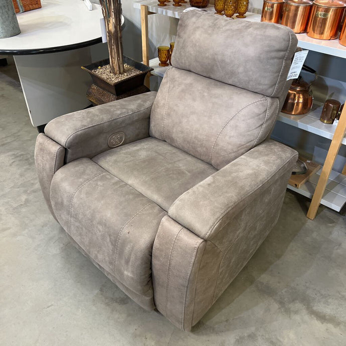 Ashley Power Recliner Micro Suede w/Cup Holder