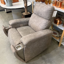 Load image into Gallery viewer, Ashley Power Recliner Micro Suede w/Cup Holder