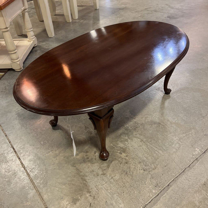 Oval Queen Anne Coffee Table