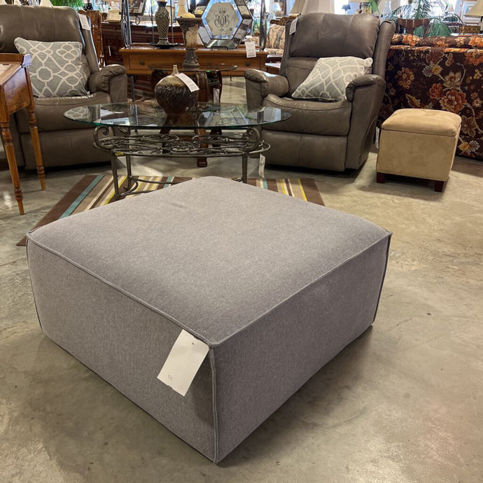 Grey Ottoman on Casters