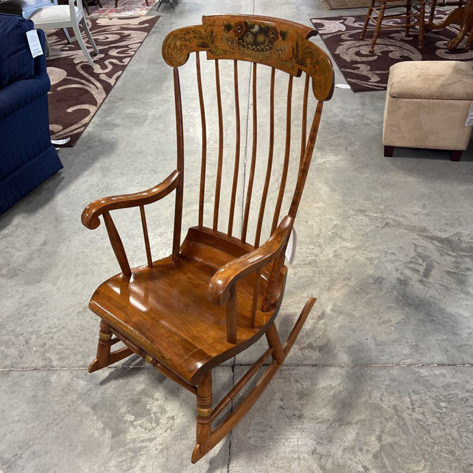 Harvest Pattern Rocking Chair