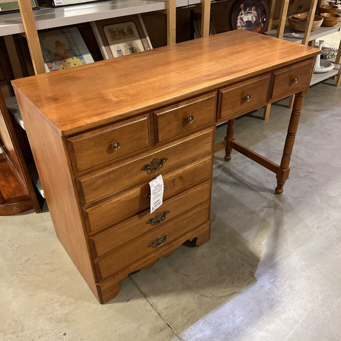 Sprague Carleton Maple Desk 4 Drawer