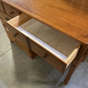 Sprague Carleton Maple Desk 4 Drawer