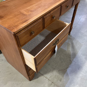 Sprague Carleton Maple Desk 4 Drawer