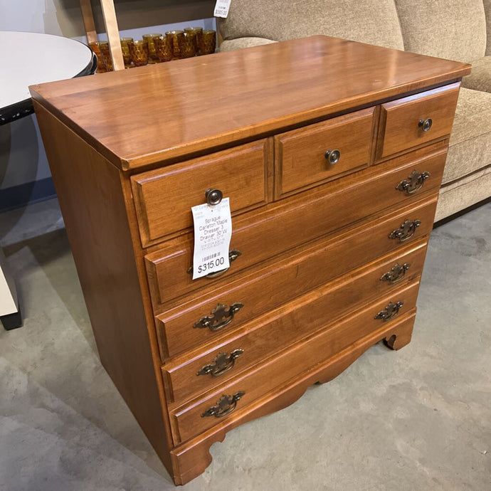 Sprague Carleton Maple Dresser 3 Drawer