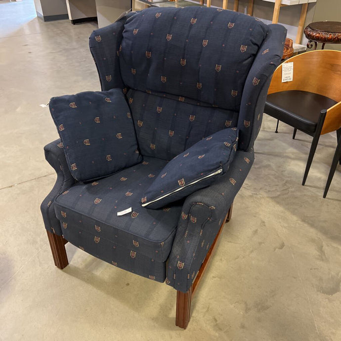 Navy Arm Chair Recliner