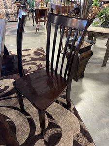 Farmhouse Style Walnut Table w/6 Chairs