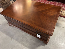 Load image into Gallery viewer, Broyhill 2 Drawer Coffee Table