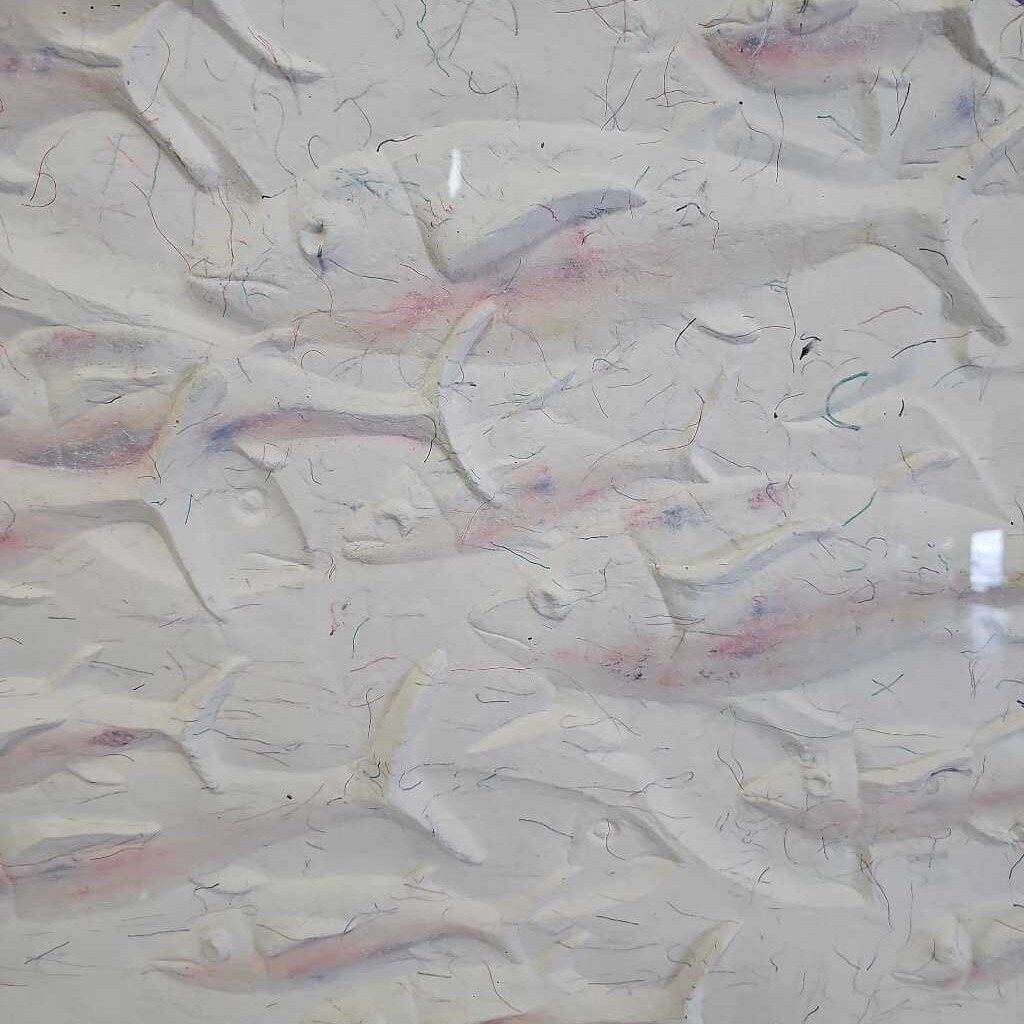 Pressed School of Fish on Paper – 121 Consignment Furniture