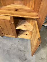 Load image into Gallery viewer, Pine Corner Cabinet w/ 2 Doors