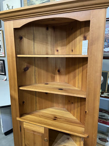 Pine Corner Cabinet w/ 2 Doors