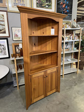 Load image into Gallery viewer, Pine Corner Cabinet w/ 2 Doors