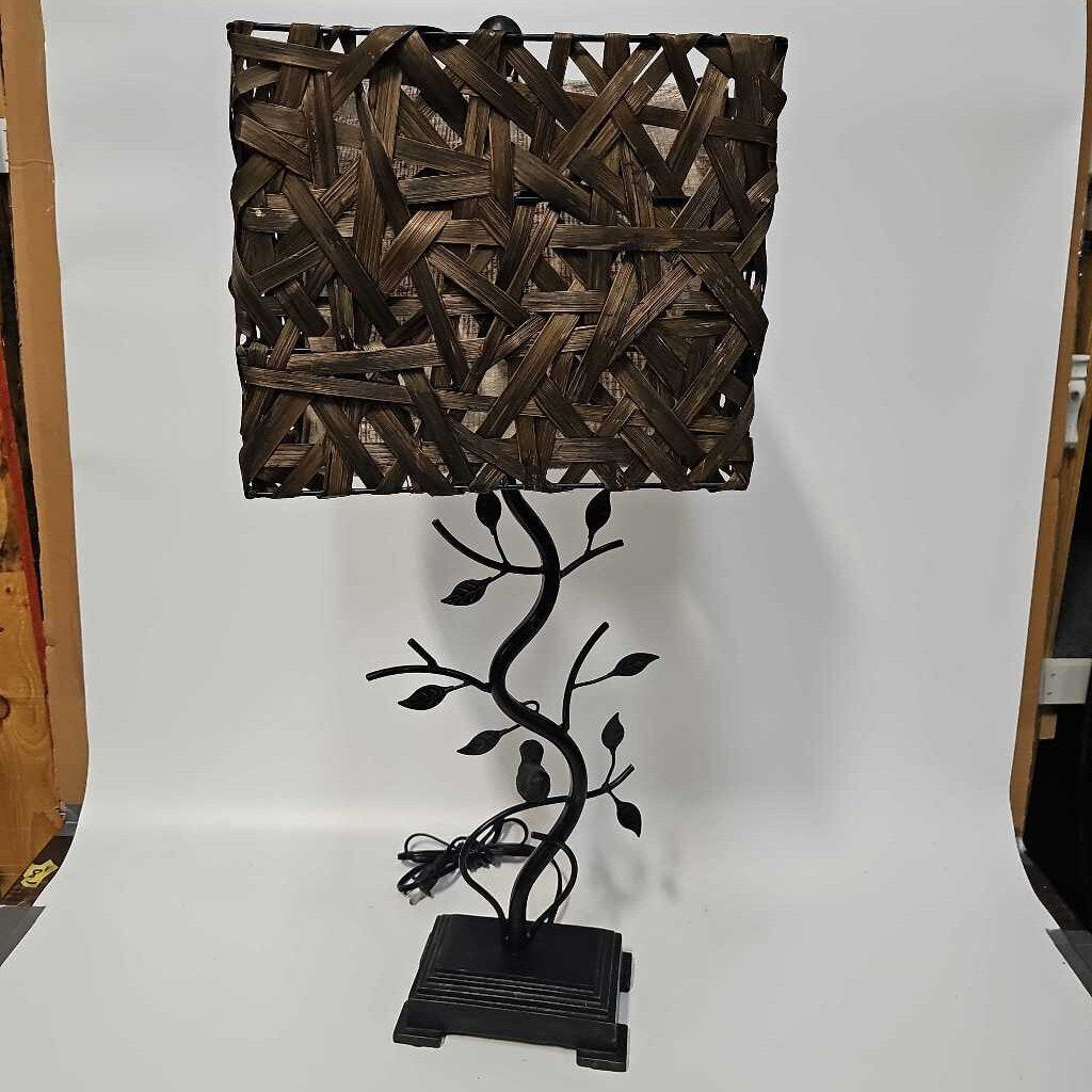 Bird/Leaves Table Lamp