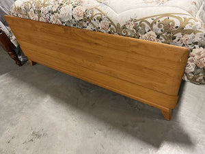 Full Size Blonde Bookcase Bed