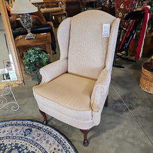 Load image into Gallery viewer, Queen Anne Wingback Accent Chair