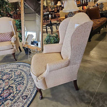 Load image into Gallery viewer, Queen Anne Wingback Accent Chair