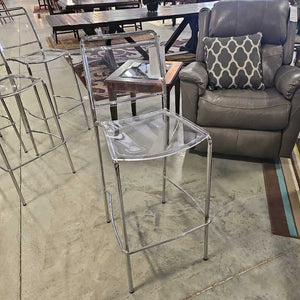 Clear Lucite Bar Stool