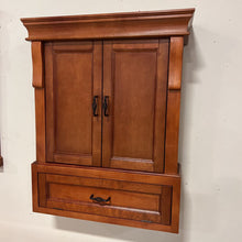 Load image into Gallery viewer, Wall Mounted Brown Cabinet