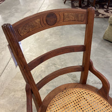 Load image into Gallery viewer, Walnut Cane Seat Chair