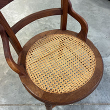 Load image into Gallery viewer, Walnut Cane Seat Chair