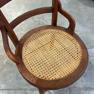 Walnut Cane Seat Chair