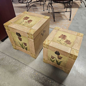 Floral Decorated Box in Box