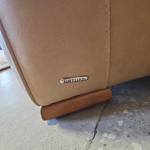 Load image into Gallery viewer, Natuzzi Italian Tan Leather Sofa