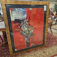 Load image into Gallery viewer, Framed &quot;Floral Arrangement in Red&quot; by TL Lange