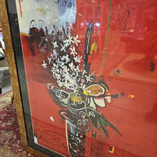 Load image into Gallery viewer, Framed &quot;Floral Arrangement in Red&quot; by TL Lange