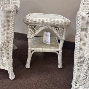 Wicker Side Table
