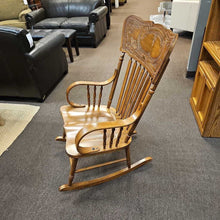 Load image into Gallery viewer, Vintage Press Back Rocking Chair