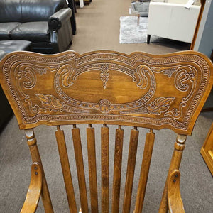 Vintage Press Back Rocking Chair