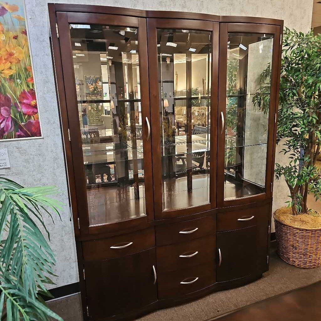 Two Piece China Cabinet
