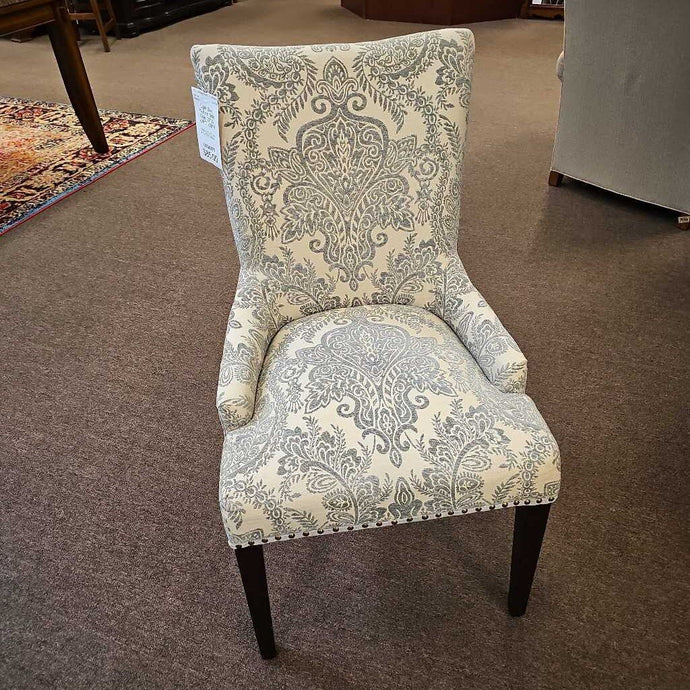 Light Blue Pattern Side Chair