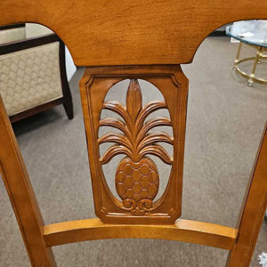 Set of 4 Ethan Allen "Legacy Pineapple " Dining Chairs