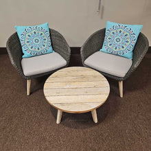 Load image into Gallery viewer, Broyhill 3 PC Patio Set w/Cushions &amp; Pillows