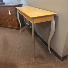 Load image into Gallery viewer, Light Oak Sofa Table w/ Metal Legs